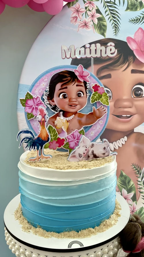 Decoração de festa Moana — Festaria