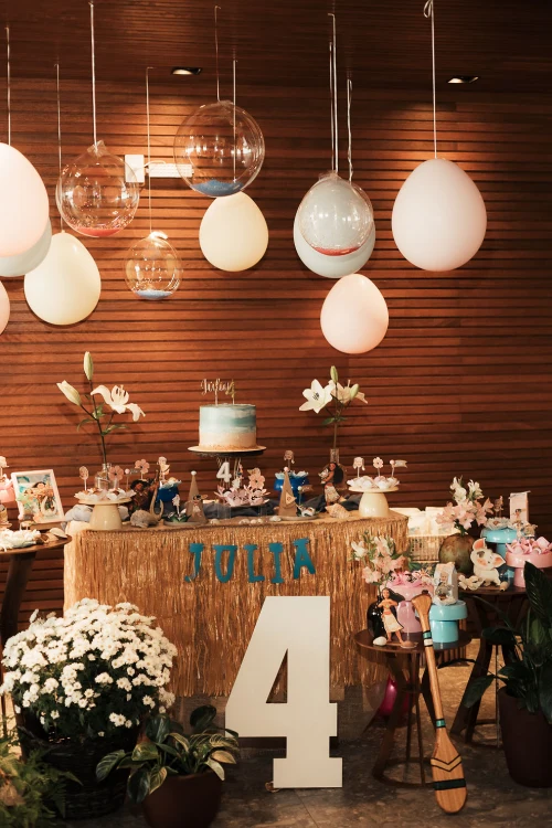 Decoração de festa Moana — Festaria