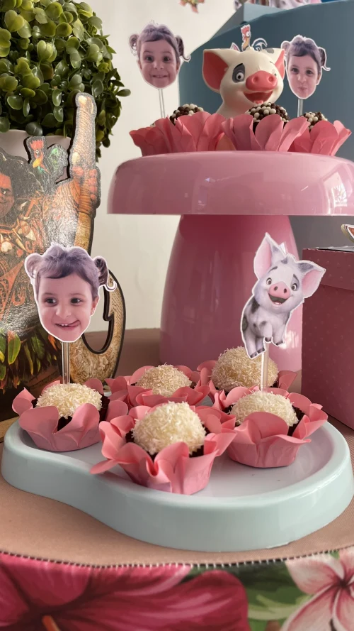 Decoração de festa Moana — Festaria