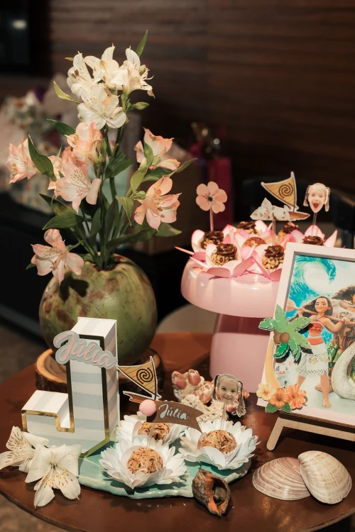 Decoração de festa Moana — Festaria