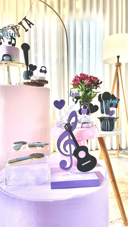 Decoração de festa Música — Festaria