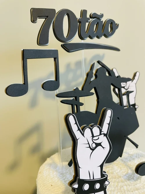 Decoração de festa Música — Festaria