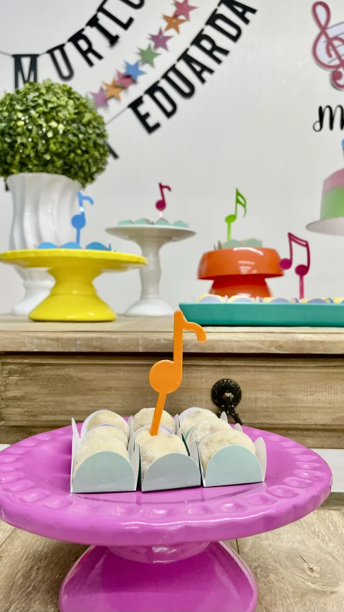 Decoração de festa Música — Festaria