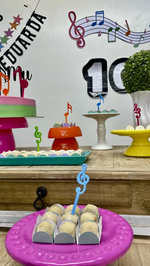 Decoração de festa Música — Festaria