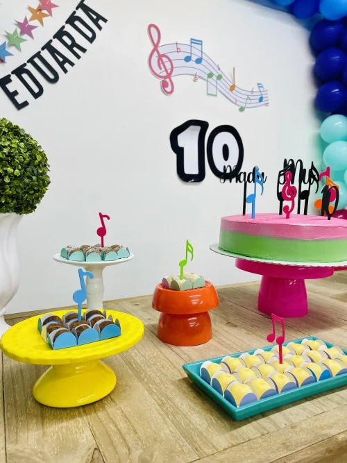 Decoração de festa Música — Festaria