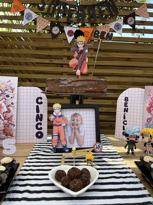 Decoração de festa Naruto — Festaria