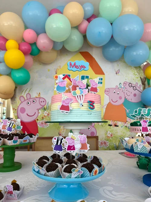 Decoração de festa Peppa Pig — Festaria