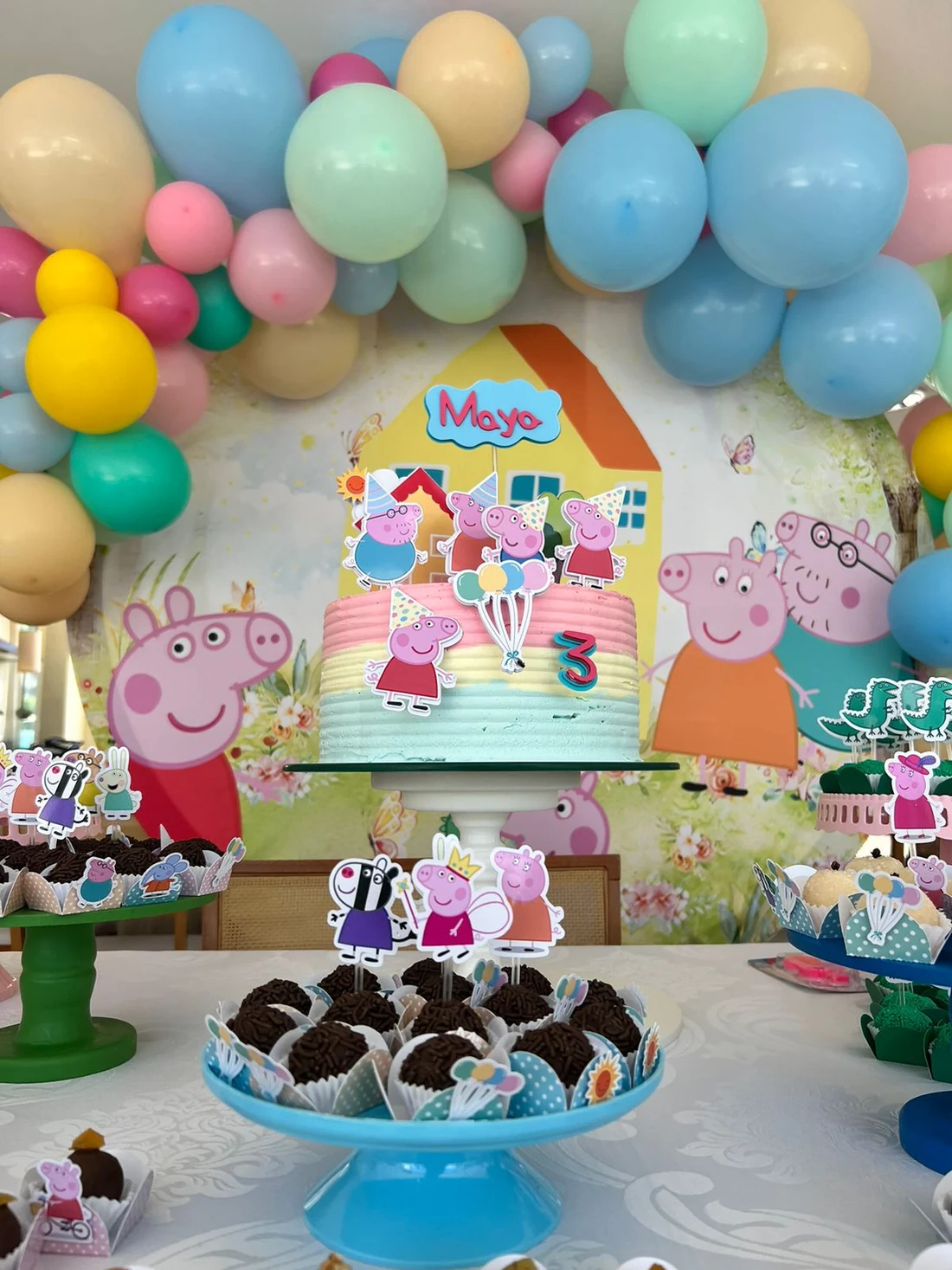 Decoração de festa Peppa Pig — Festaria