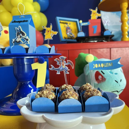 Decoração de festa Pokemon — Festaria