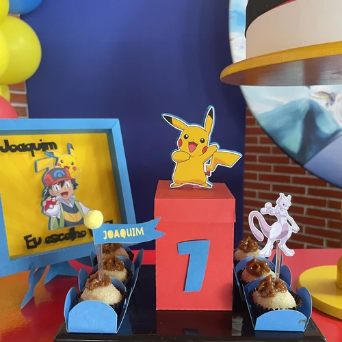 Decoração de festa Pokemon — Festaria