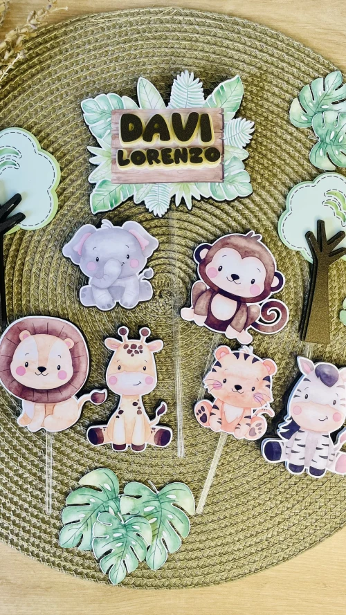 Decoração de festa Safari — Festaria