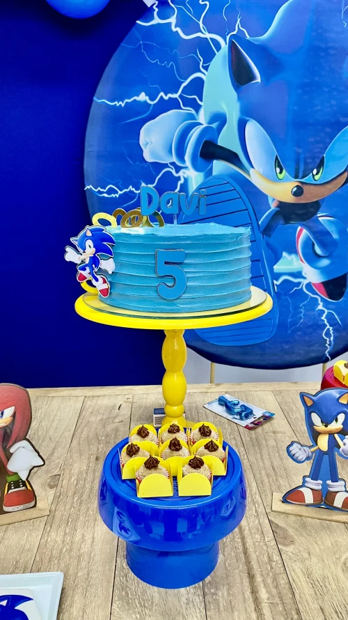 Decoração de festa Sonic — Festaria