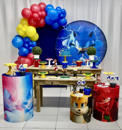 Decoração de festa Sonic — Festaria