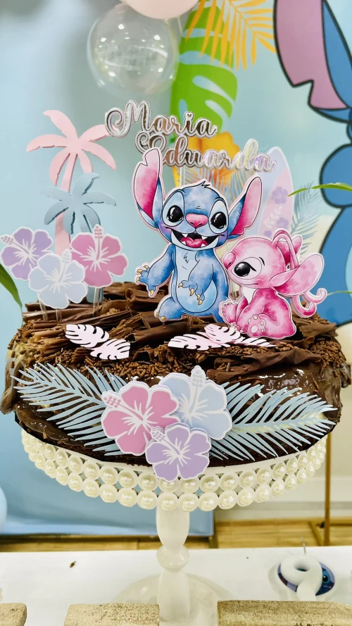 Decoração de festa Stitch — Festaria