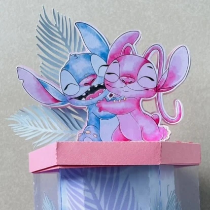 Decoração de festa Stitch — Festaria