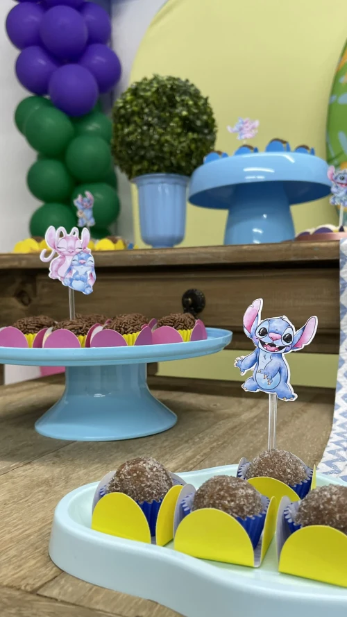 Decoração de festa Stitch — Festaria