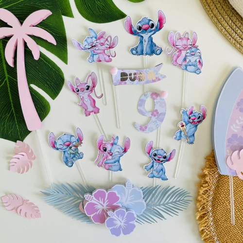 Decoração de festa Stitch — Festaria