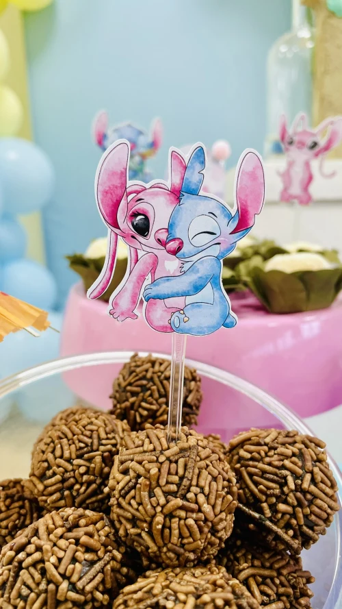 Decoração de festa Stitch — Festaria