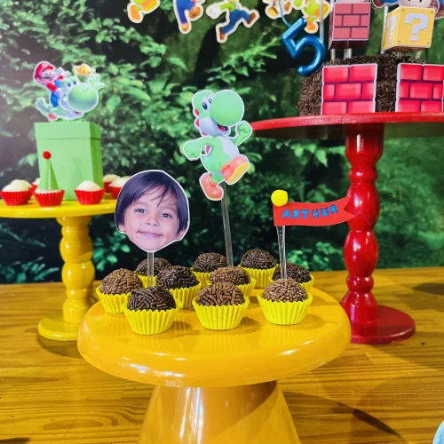 Decoração de festa Super Mario — Festaria
