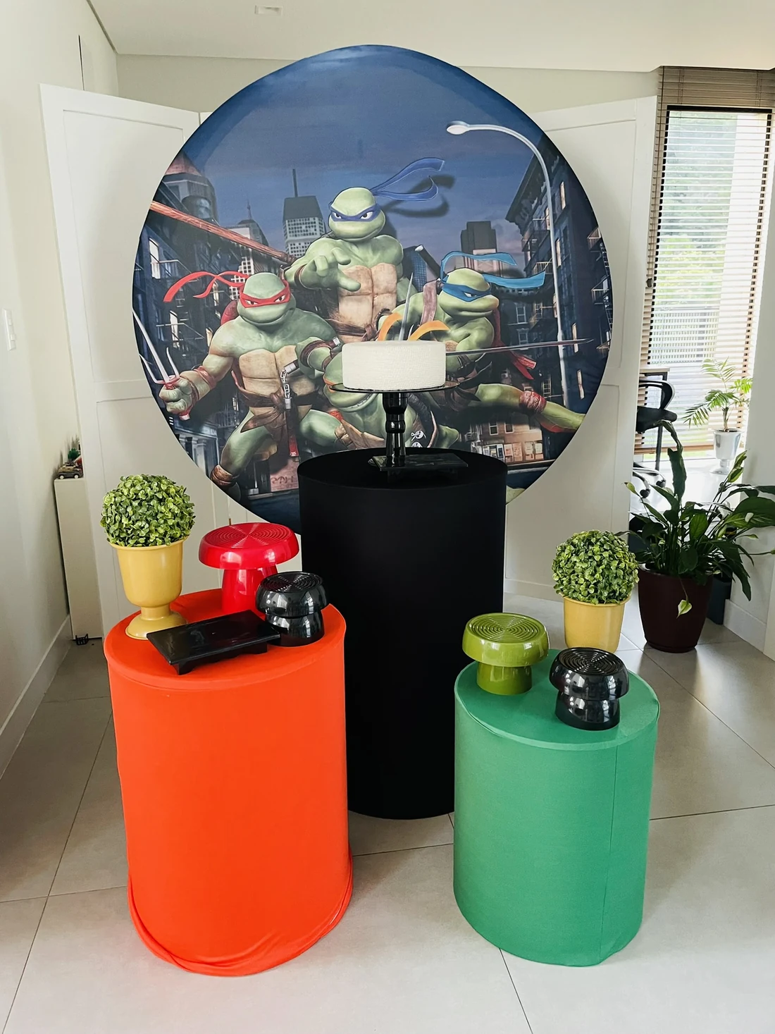Decoração de festa Tartarugas Ninjas — Festaria