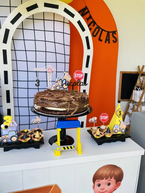 Decoração de festa Trator — Festaria