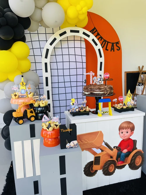 Decoração de festa Trator — Festaria
