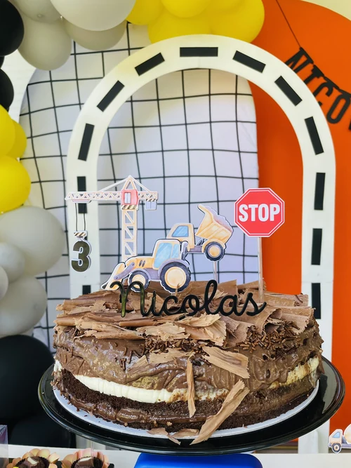 Decoração de festa Trator — Festaria