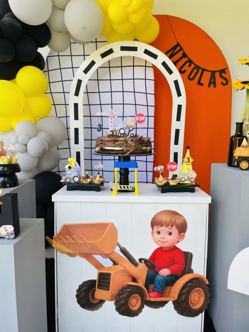 Decoração de festa Trator — Festaria