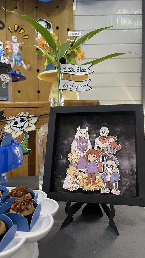 Decoração de festa Undertale — Festaria