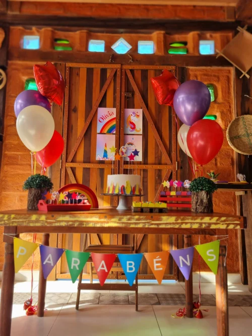 Decoração de festa Unicórnio — Festaria