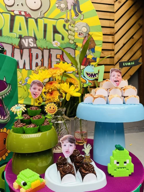 Decoração de festa Zombies vs Plants — Festaria