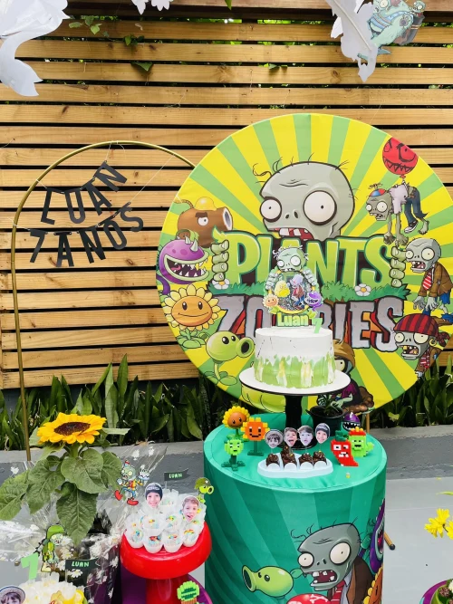 Decoração de festa Zombies vs Plants — Festaria