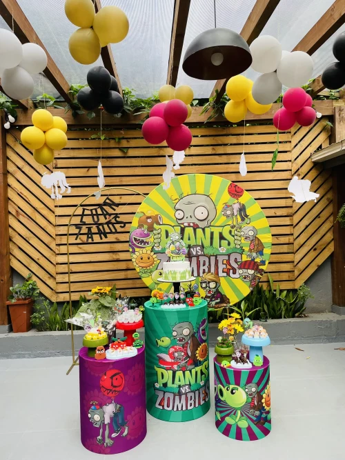Decoração de festa Zombies vs Plants — Festaria